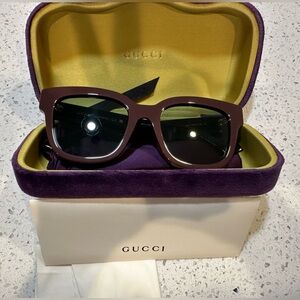 Gucci Purple Sunglasses